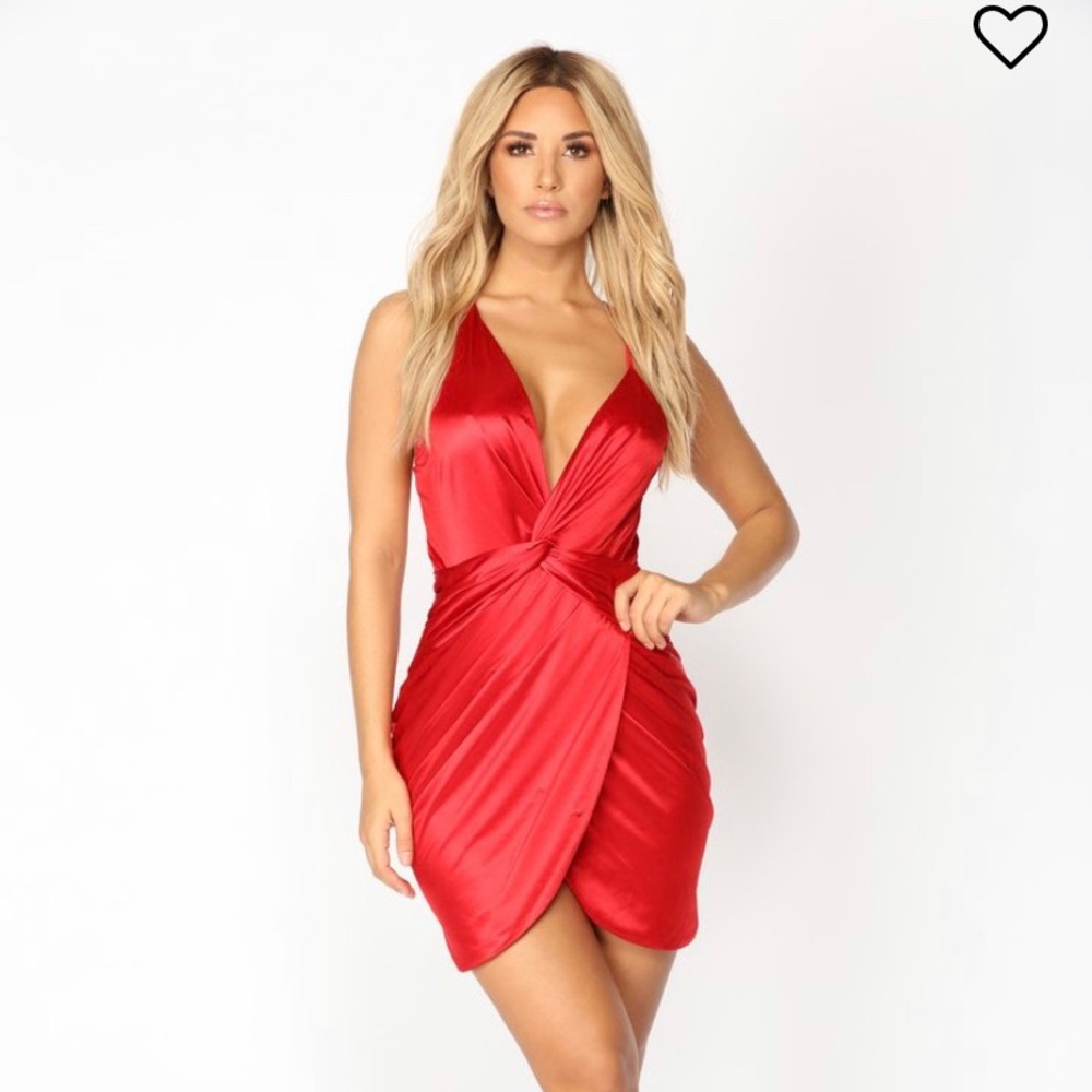 Gorgeous Red Satin Dress!! *BRAND NEW WITH TAGS*